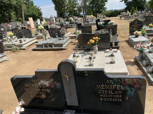 Mieczysław Mensfel 1937 Sędziny - Grobonet - Wyszukiwarka osób pochowanych
