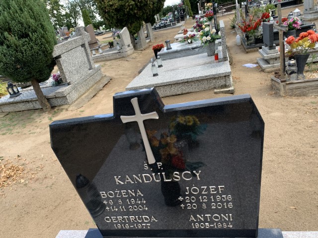 Józef Kandulski 1936 Sędziny - Grobonet - Wyszukiwarka osób pochowanych