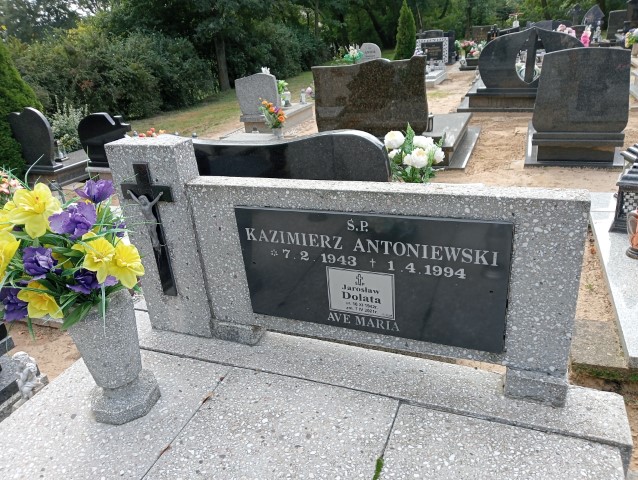 Kazimierz Antoniewski 1943 Sędziny - Grobonet - Wyszukiwarka osób pochowanych